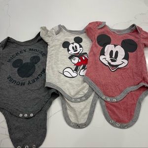 EUC Disney Baby Retro Onesies